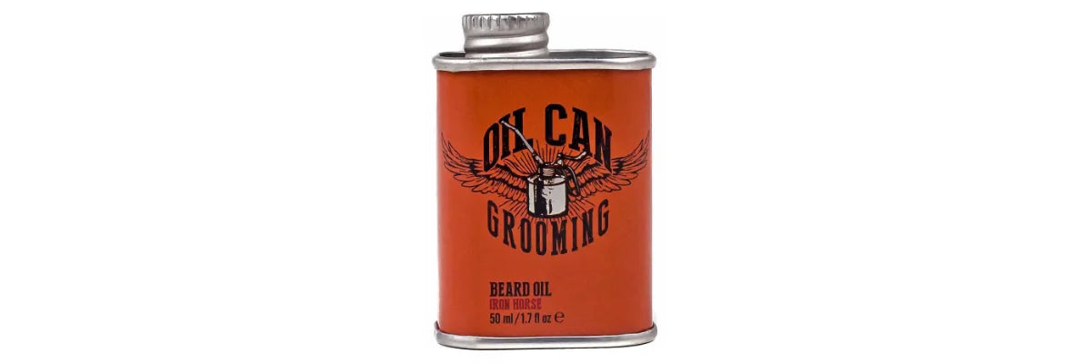 Bästa skäggoljan för sommarskägget - Oil Can Grooming Beard Oil Iron Horse