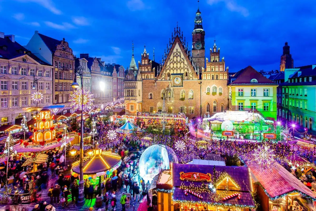 julmarknaden i Krakow