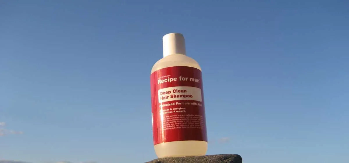 Recipe for men Deep Clean Hair Shampoo Recension