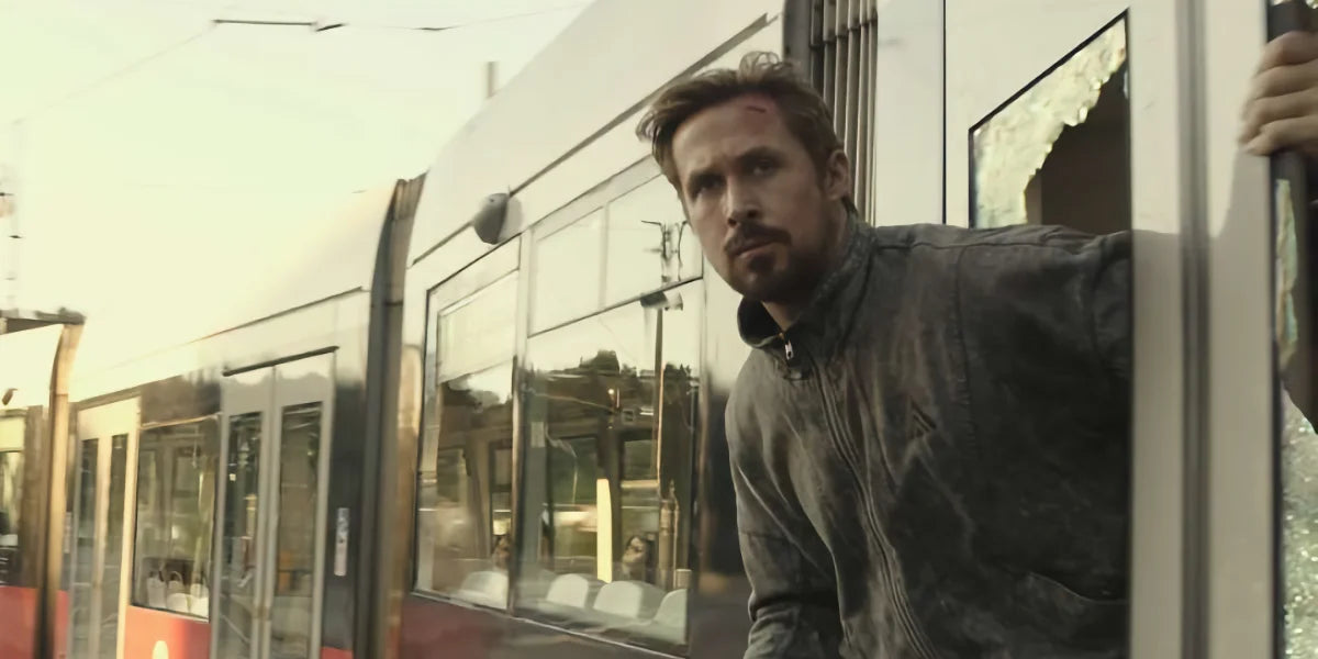 Ryan Gosling med Balbo-skägg i The Gray Man - Skäggfrisyrer för triangelformat ansikte