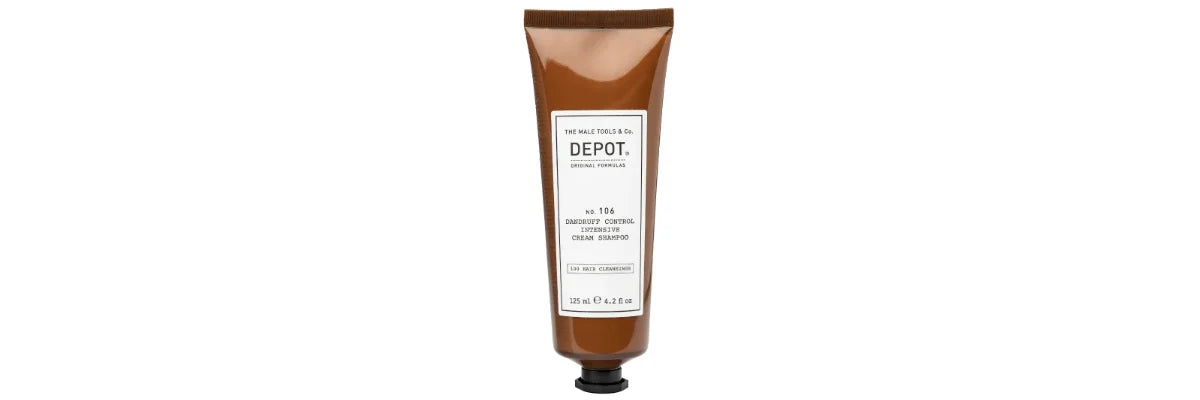 Behandla torr hårbotten med Depot Dandruff Control Intensive Cream Shampoo
