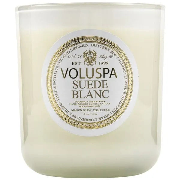 Voluspa Classic Maison Candle Suede Blanc 340g
