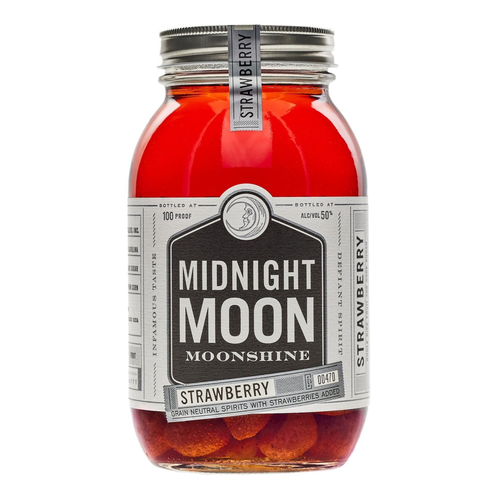 Midnight Moon Strawberry Moonshine (750ml) Kings Wine And Spirits