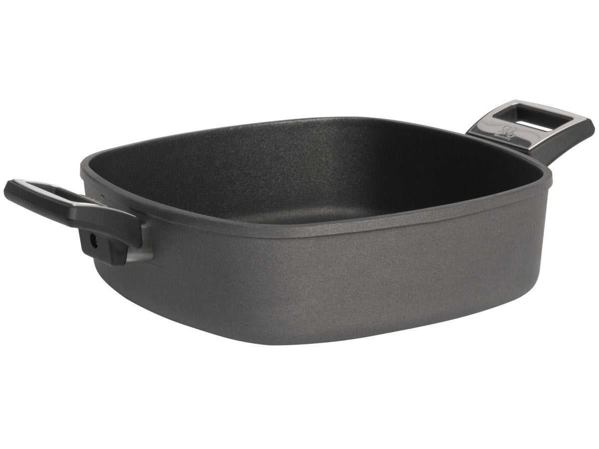 Cast Iron Non-Stick Fish Pan With Detachable Handle Oval 38X28 cm