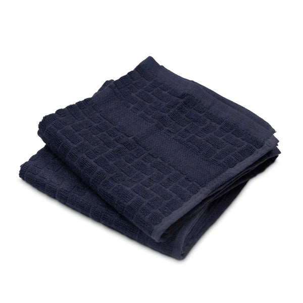 2PK CUISINART Cotton Kitchen Towels Blue Paisley, Black Paisley, Green  Medallion