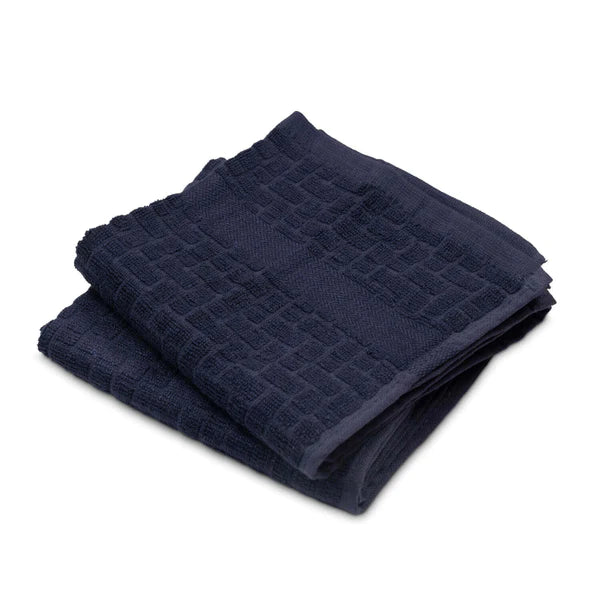  Cuisinart Kitchen Towels, 2pk Navy Aura - Soft