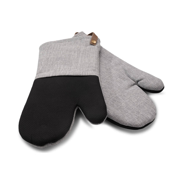 Cuisinart Neoprene Mini Oven Mitts 2-Pack Herringbone/Charcoal. - CB  Furnishings - Home & Contemporary