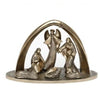 Genesis Bronze - Christmas Crib Large with Angel: GG051A