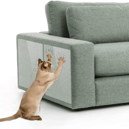 Cat Scratch Tape Furniture Protectors - Guard Your Couch, Doors and  Furniture from Anti Scratches Deterrent Cat Training Tape - Great for  Leather and Fabric Couches 