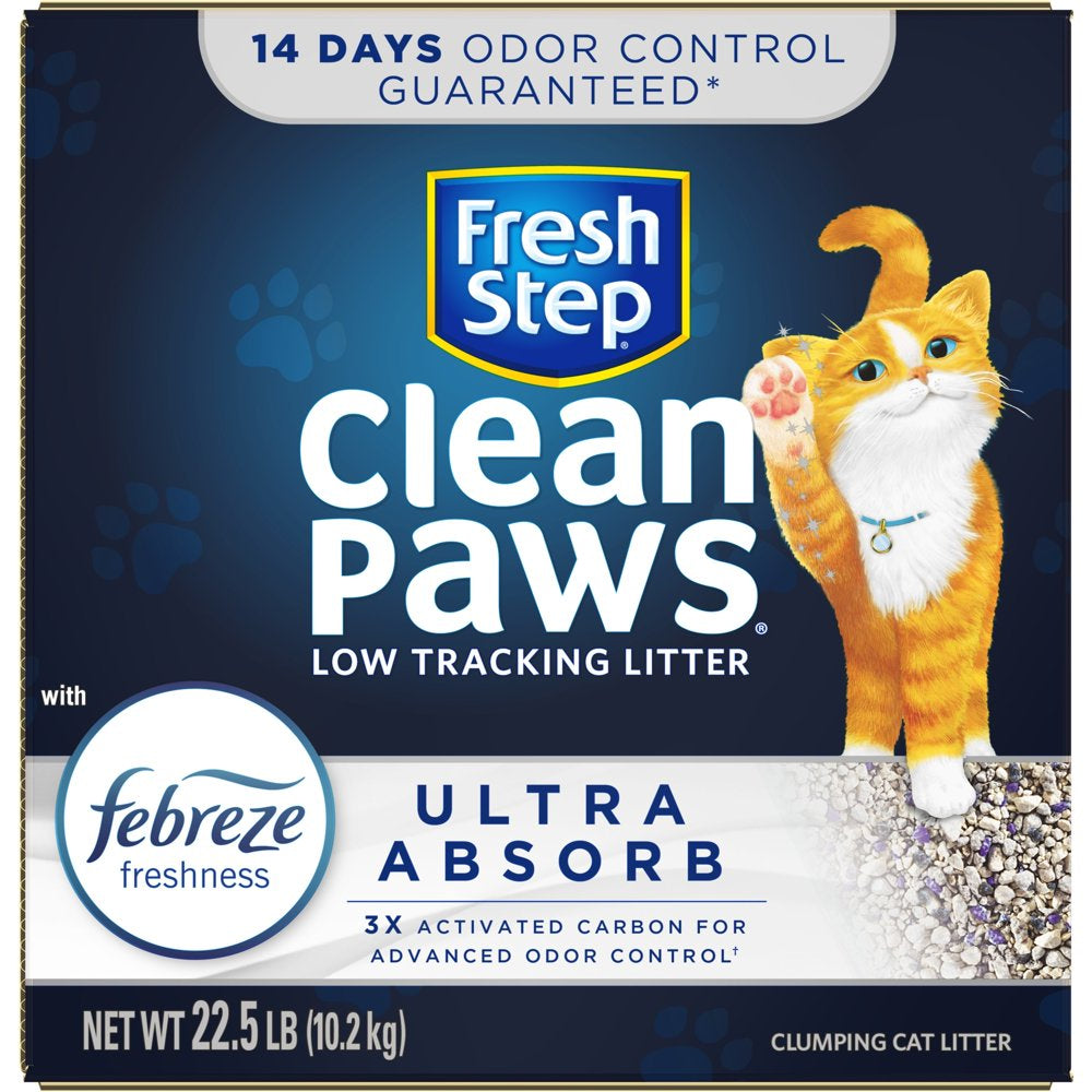 fresh step advanced clean paws clumping cat litter