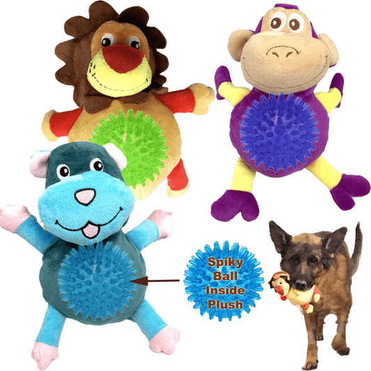 Barkbox 2-In-1 Interactive Plush Puzzle Dog Toys - Squeaky Pet and Pup –  KOL PET