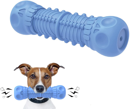 NOUGAT Tough Dog Toys for Aggressive Chewers, Squeaky Dog Chew