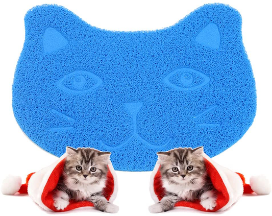 Cat Litter Mat, Cute Kitty Food Feeding Catching Placemat, Durable Pet  Litter Rug for Cats, Dogs, Comfortable Kitten Litter Trapping Pad, Under  Litter