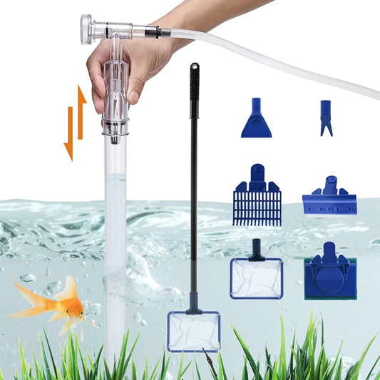 Fish Tank Cleaning Tools, Aquarium Gravel Cleaner Siphon Fish Tank Vac –  KOL PET