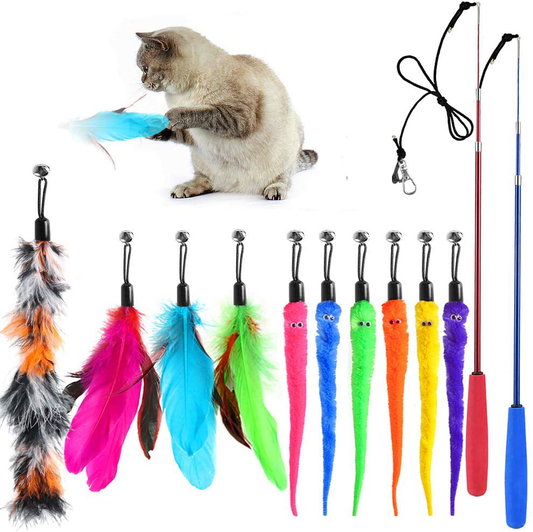 IOKHEIRA Interactive Cat Toy, Cat Toys for Indoor Cats Interactive