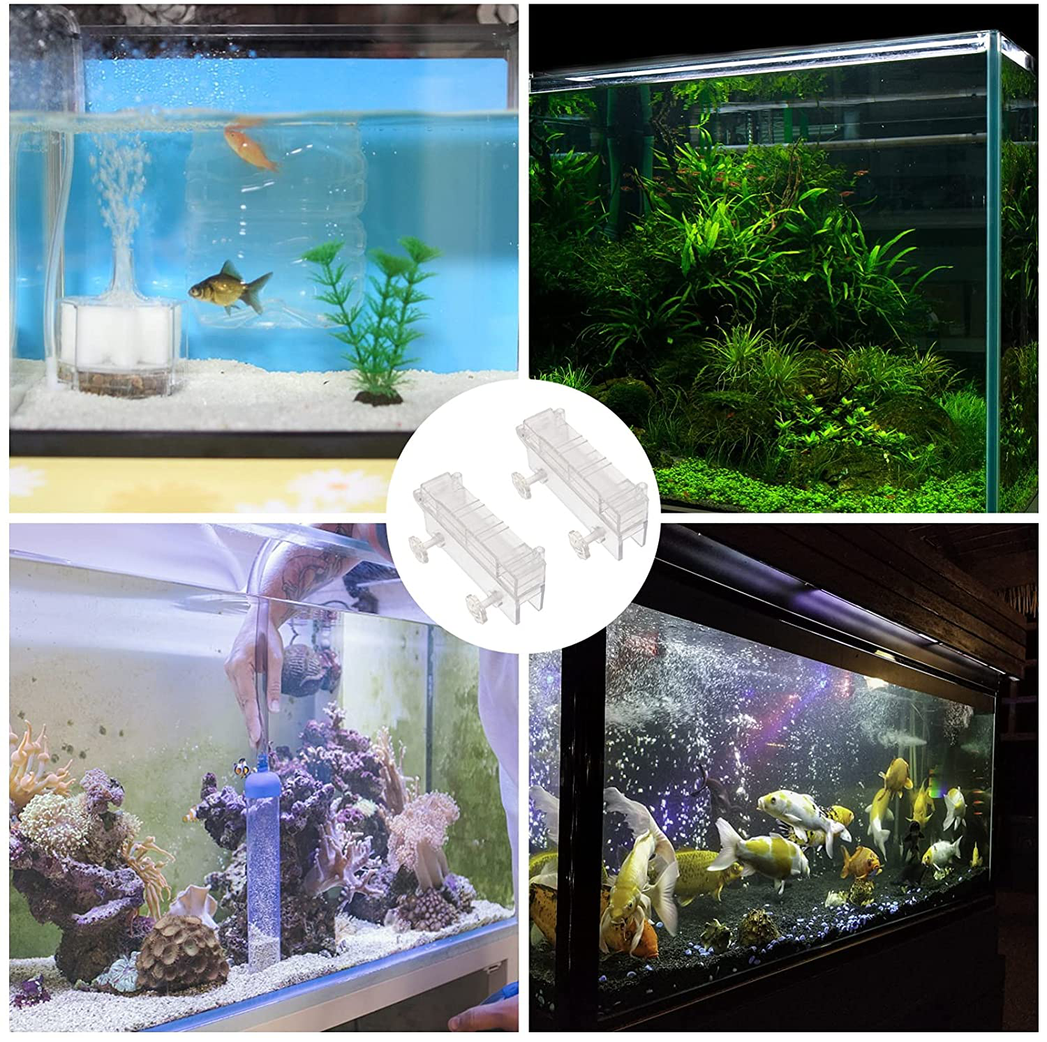 Balacoo 2 PCS Aquarium Light Stand Fish Tank LED – KOL PET