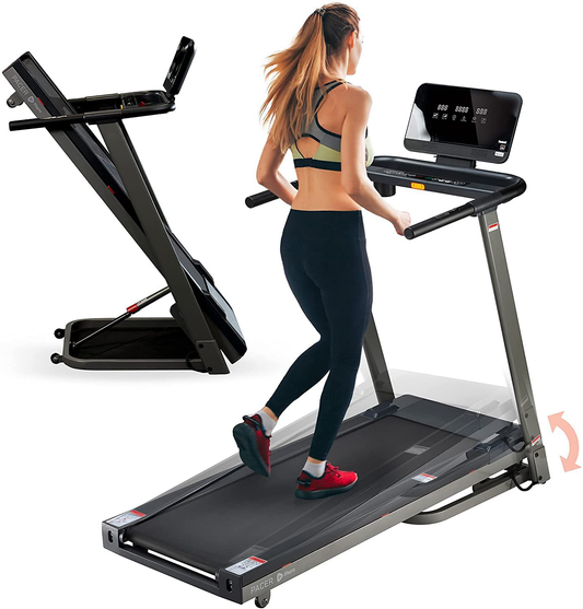 ZELUS Folding Treadmill for Home Gym, Portable Wheels, 750W Electric F –  KOL PET