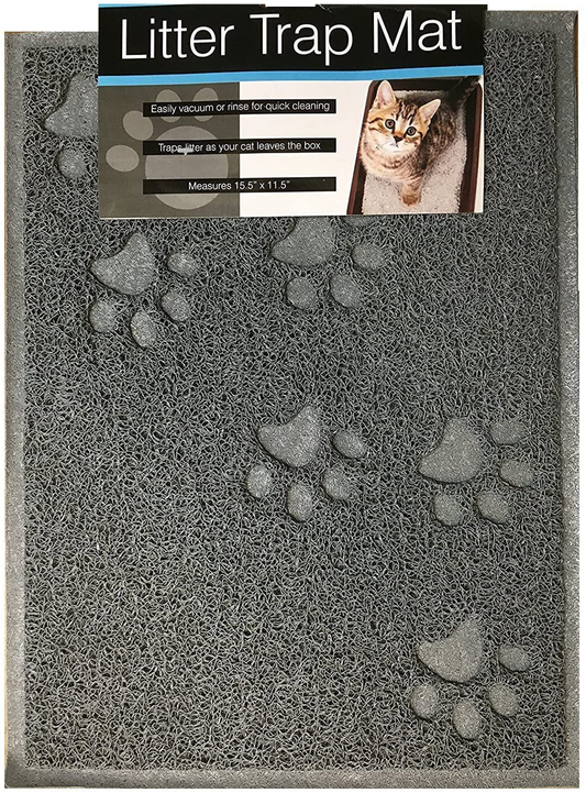 Benson & Cletus Rubber Mesh Cat Litter Mat, Grey – KOL PET