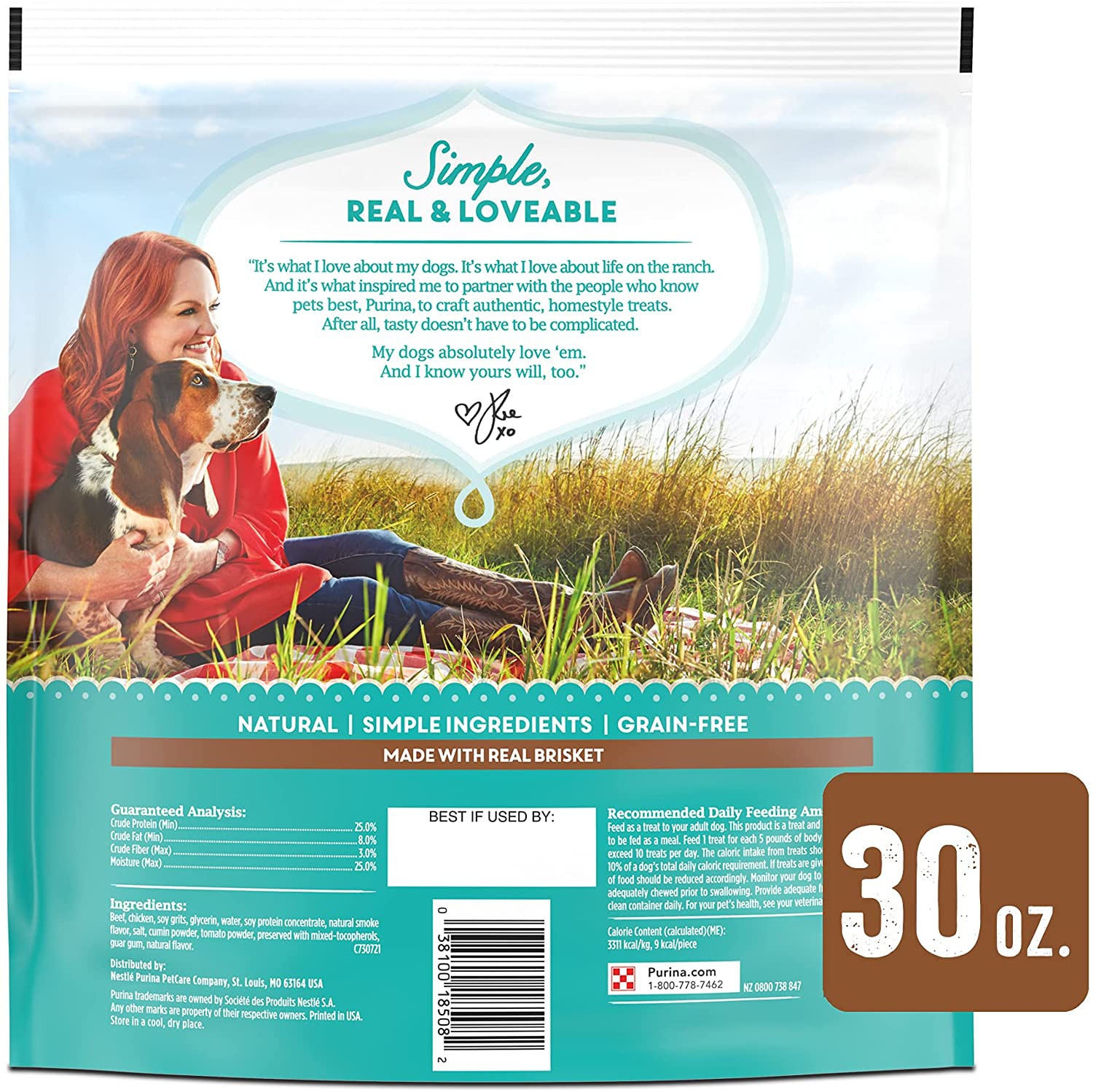 are ingredients for pioneer woman dog treats produced in usa