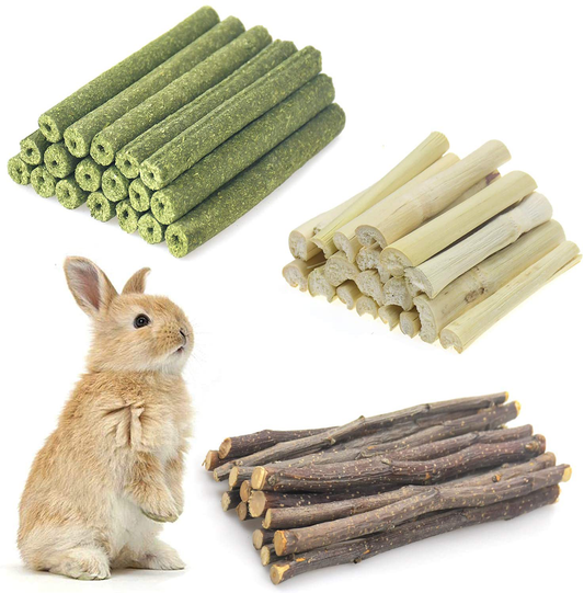  Bojafa 250g Apple Sticks Small Animals Molar Wood Treats Toys  for Rabbits Chinchillas Guinea Pig Hamster Gerbil Parrot Bunny and Small  Animals Chew Stick Toys Treats : Pet Supplies