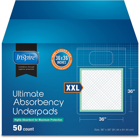 REMEDIES Disposable Underpads With Ultra Absorbent 85g Fluff Fill