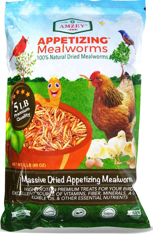 Vers de farine sacs de 2,3 kg (5 lbs)( mealworms) Chick'N Treat - Poules en  Ville