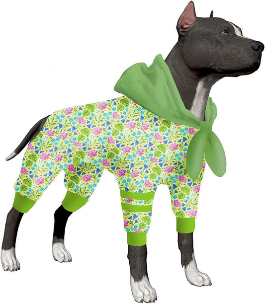 Lovinpet XXL Dog Pajamas - anti Licking & Anxiety Calming Dog Clothes, –  KOL PET
