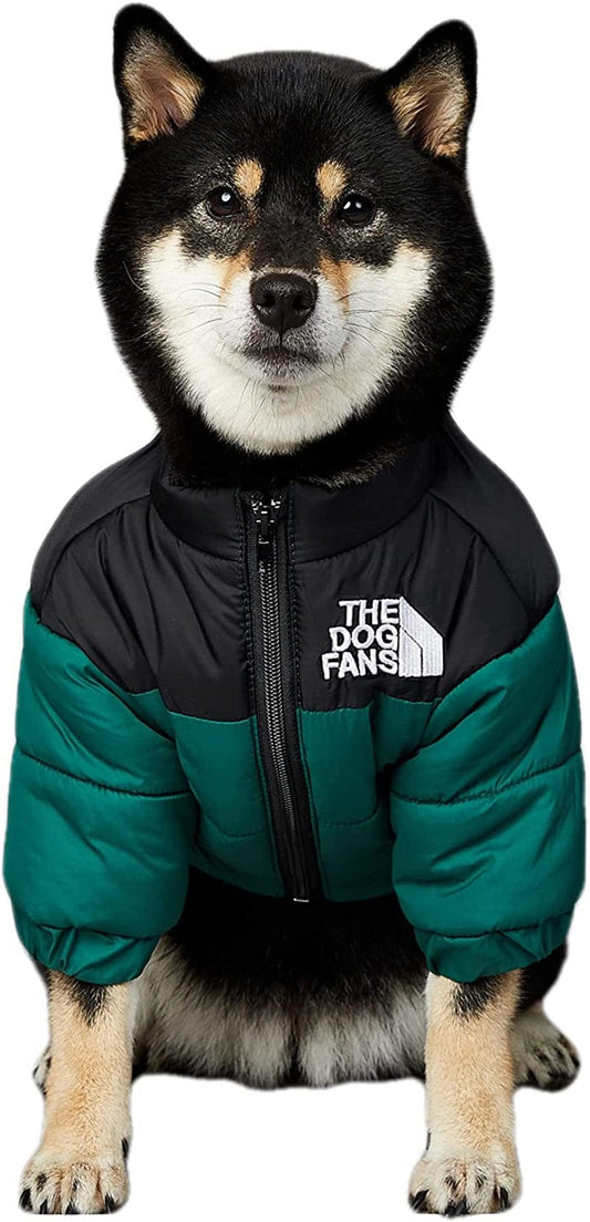  HQREA Dog Hoodie Luxury Dog Clothes Winter Dog Jacket