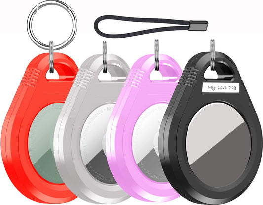 1Pack Airtag Keychain for Apple Airtag Holder, Shockproof