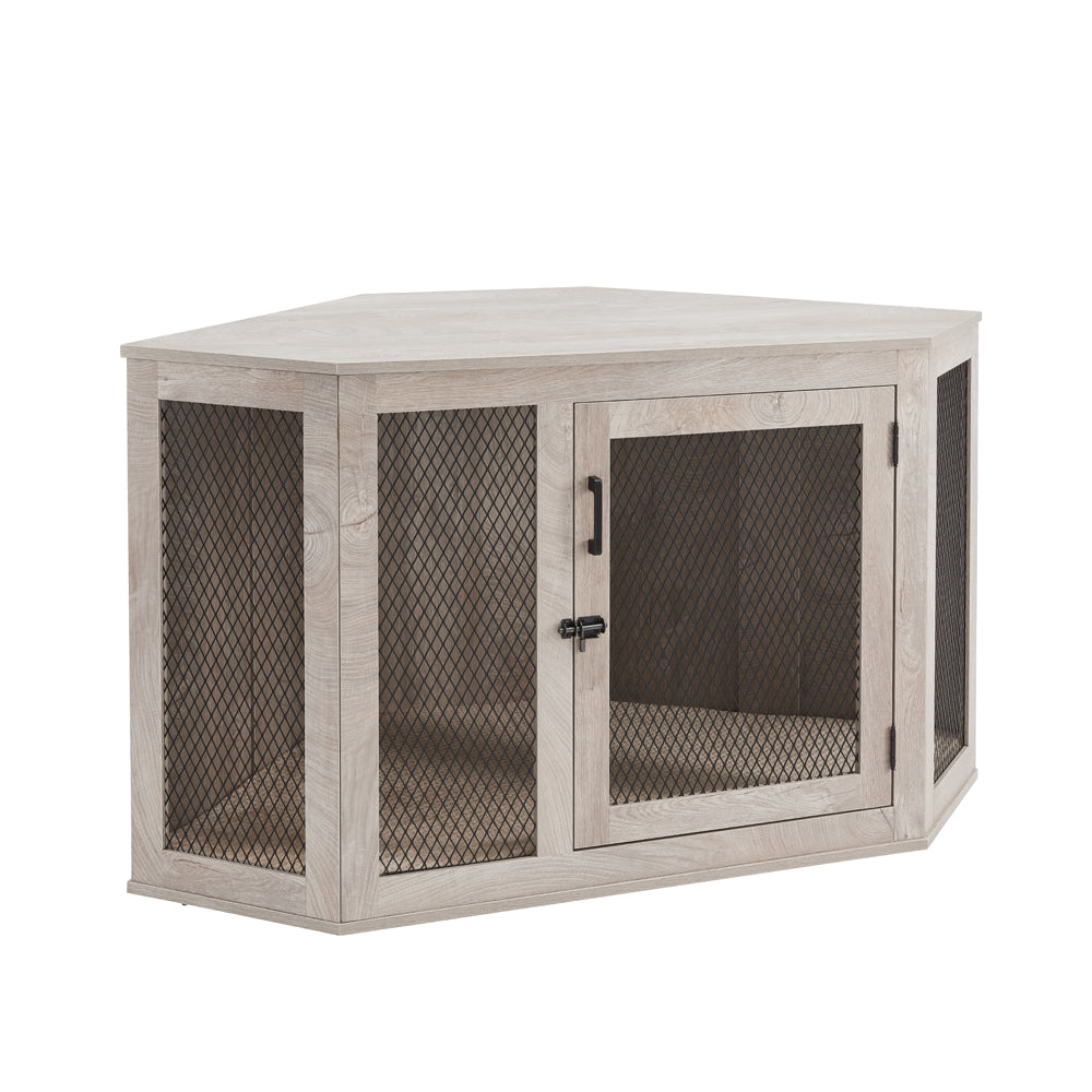 unipaws dog crate end table