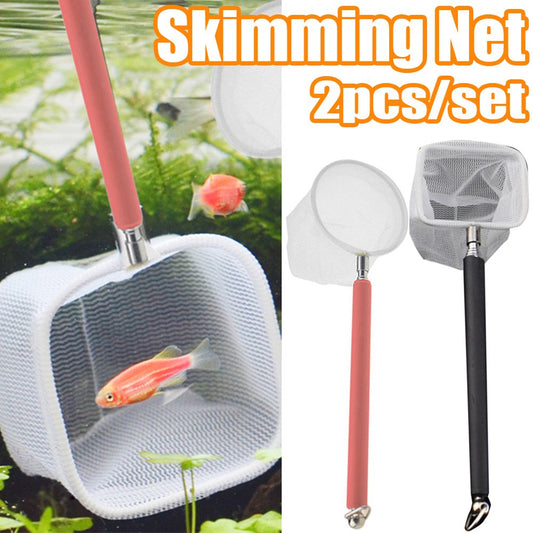 Travelwant 2 Packs Fish Net for Fish Tank - Deep Mesh Scooper with Lon –  KOL PET