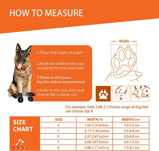  DcOaGt Dog Shoes for Large Dogs, Waterproof Anti-Slip Dog Boots  & Paw Protectors for Summer Hot Pavement Winter Snow, Breathable and  Reflective Dog Booties for Hiking/Walking/Outdoor/Floor : Pet Supplies