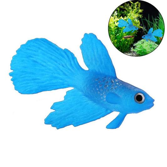 3pcs Poisson Artificiel Aquarium Silicone Flottant Clownfish