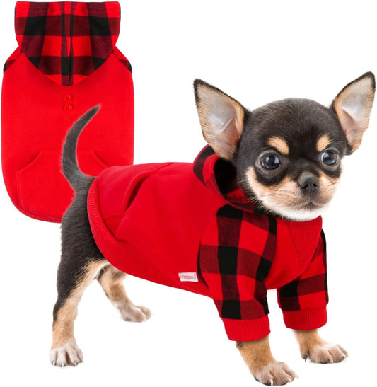  HQREA Dog Hoodie Luxury Dog Clothes Winter Dog Jacket