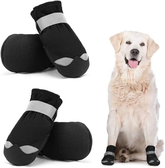  DcOaGt Dog Shoes for Large Dogs, Waterproof Anti-Slip Dog Boots  & Paw Protectors for Summer Hot Pavement Winter Snow, Breathable and  Reflective Dog Booties for Hiking/Walking/Outdoor/Floor : Pet Supplies