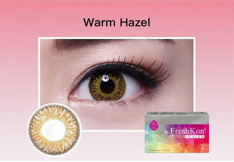 vers opwinding wees onder de indruk FreshKon Colors Fusion Dazzlers Warm Hazel Monthly 2 Pack– Trendy Sweet Shop