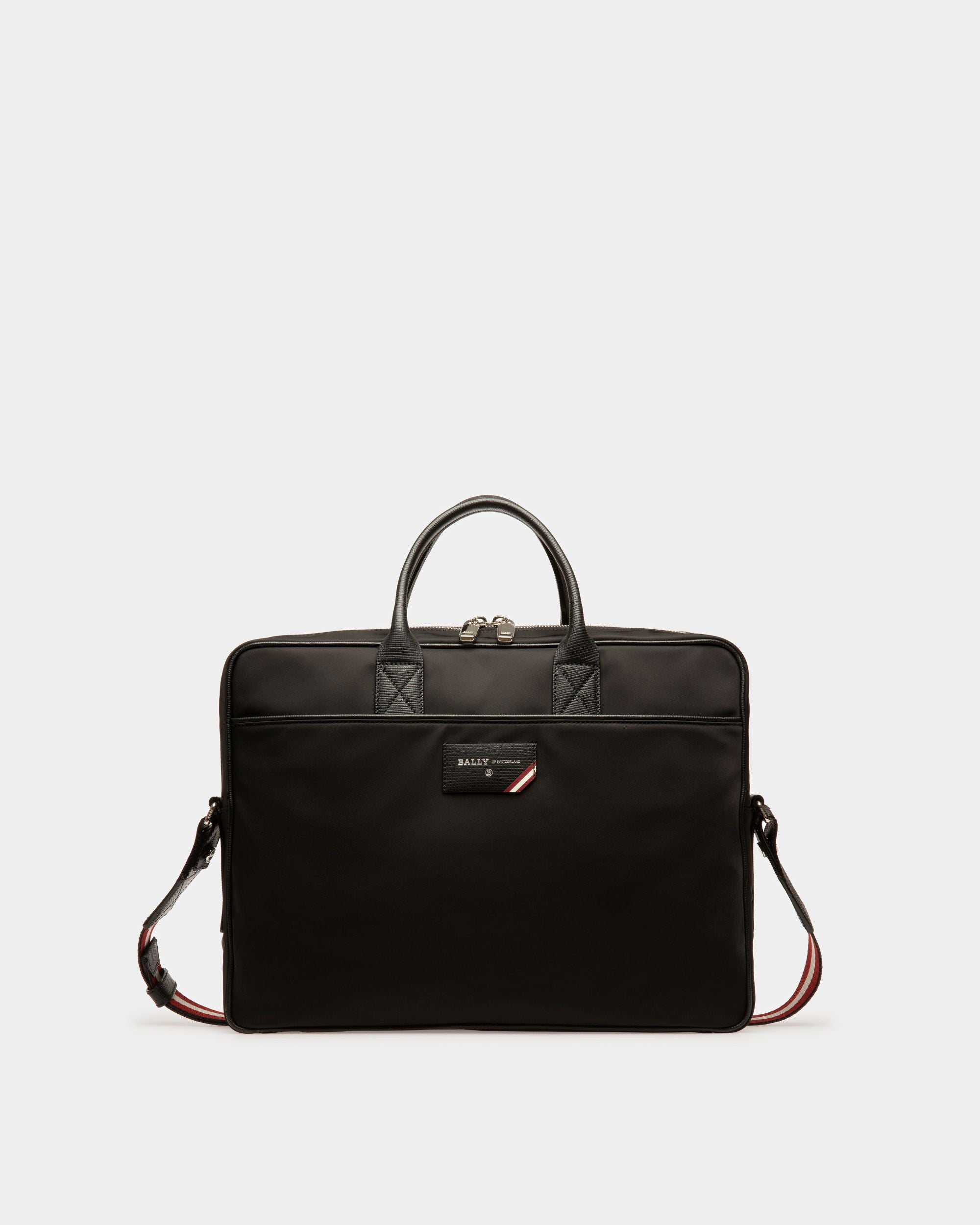 Faldy | Borsa business da uomo | Pelle nera | Bally | Still Life Fronte