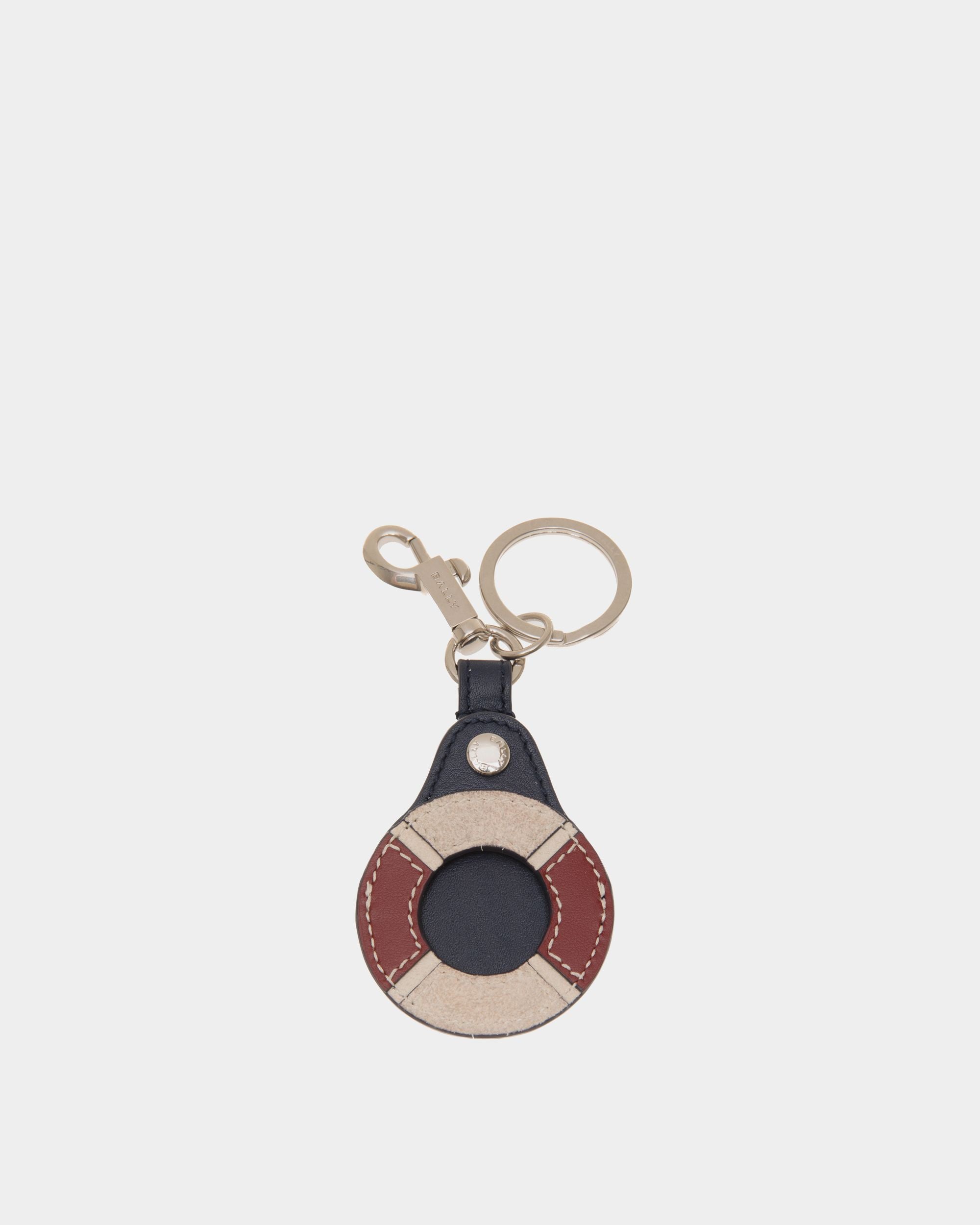 Men's Crossing Keyring in Leather | Bally | Still Life Front