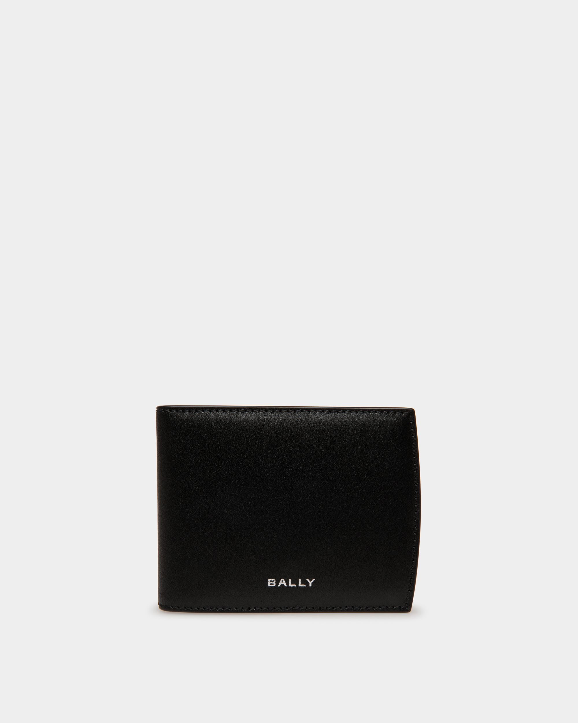 Busy Bally | Portafoglio a libro da uomo in pelle nera | Bally | Still Life Fronte