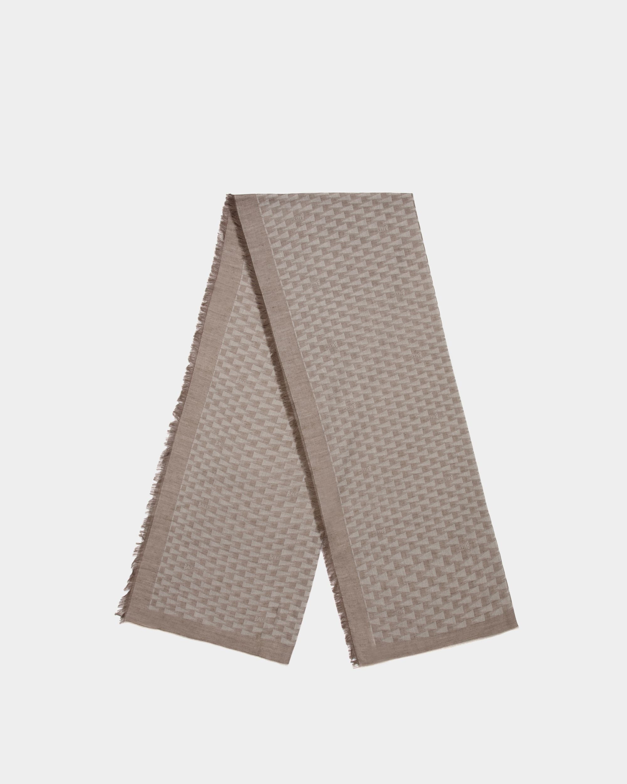 Men's Beige Pennant Scarf | Bally | Still Life Top