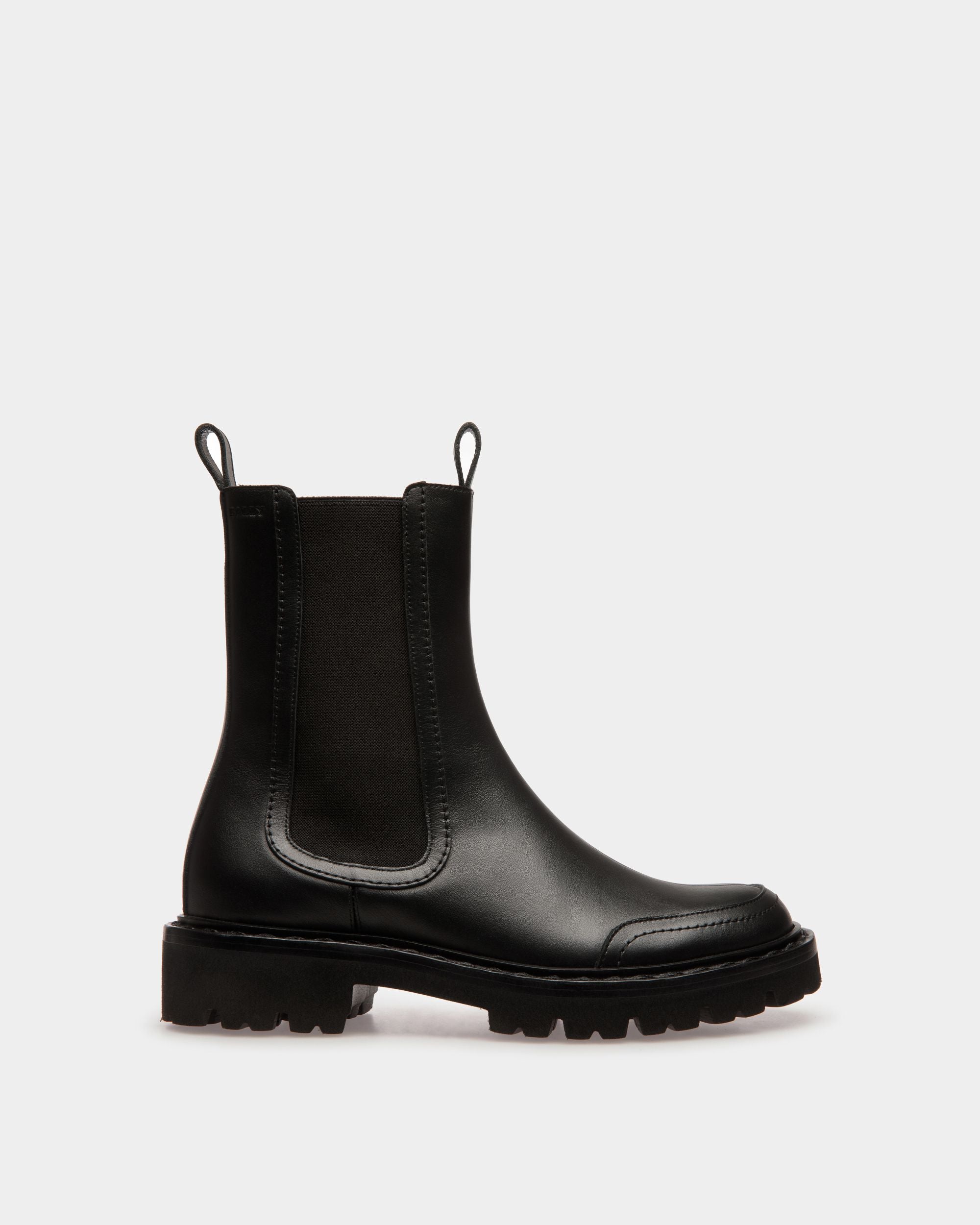 Nalyna | Women's Boots | Black Leather | Bally | Still Life Side