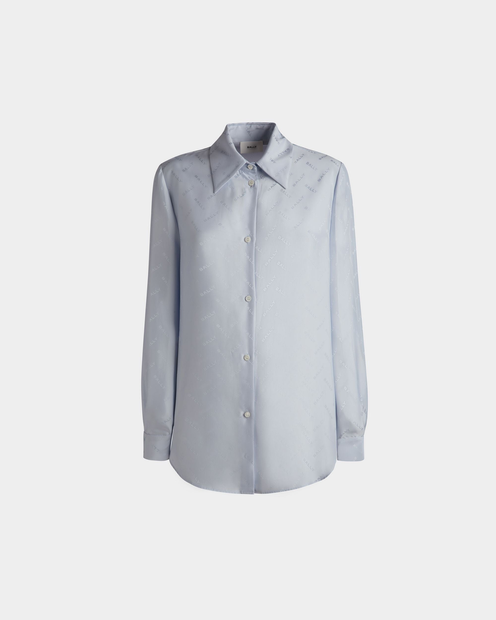 Camicia da donna azzurra | Bally | Still Life Fronte