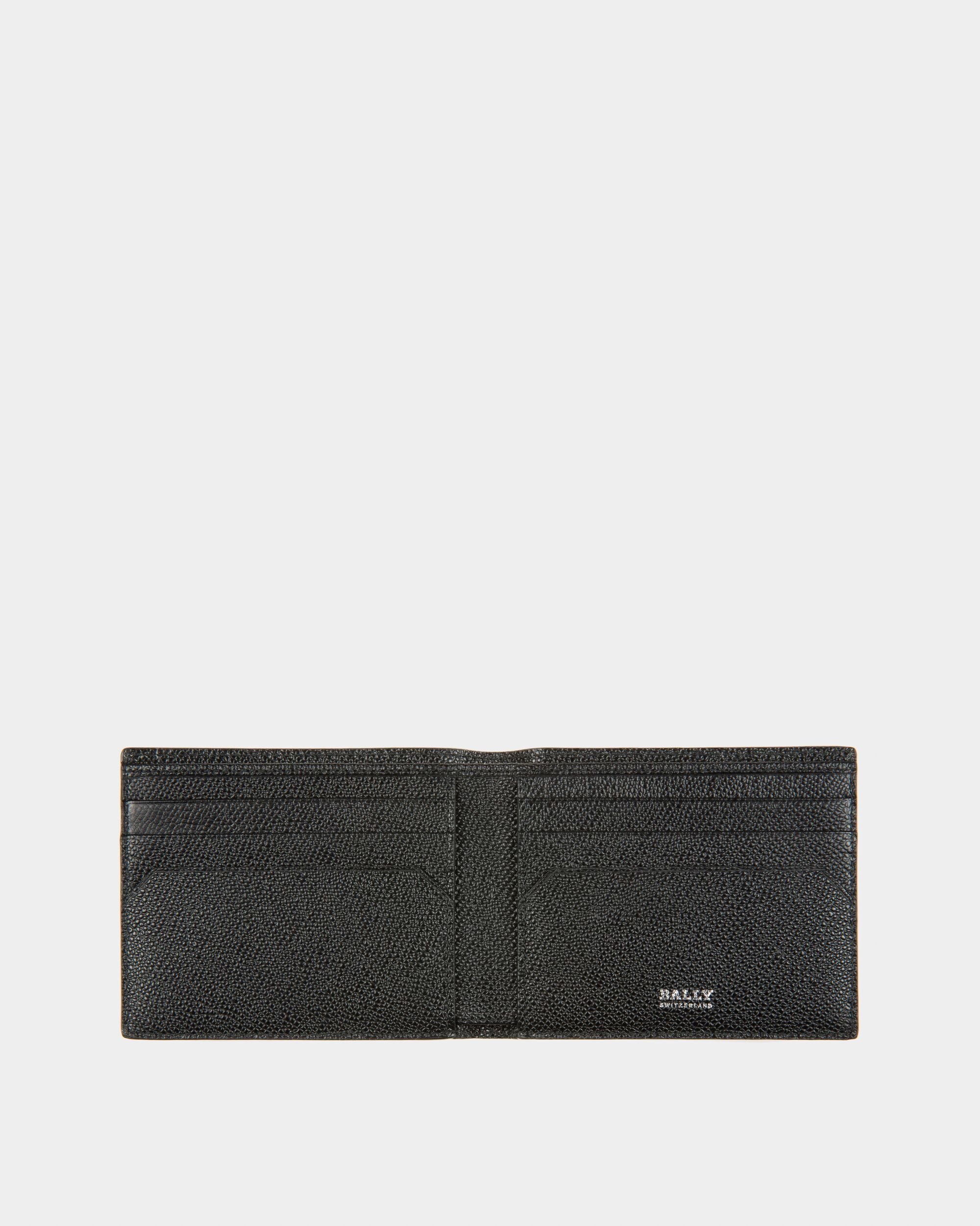 Trasai | Men's Wallet | Black Leather | Bally | Still Life Open / Inside