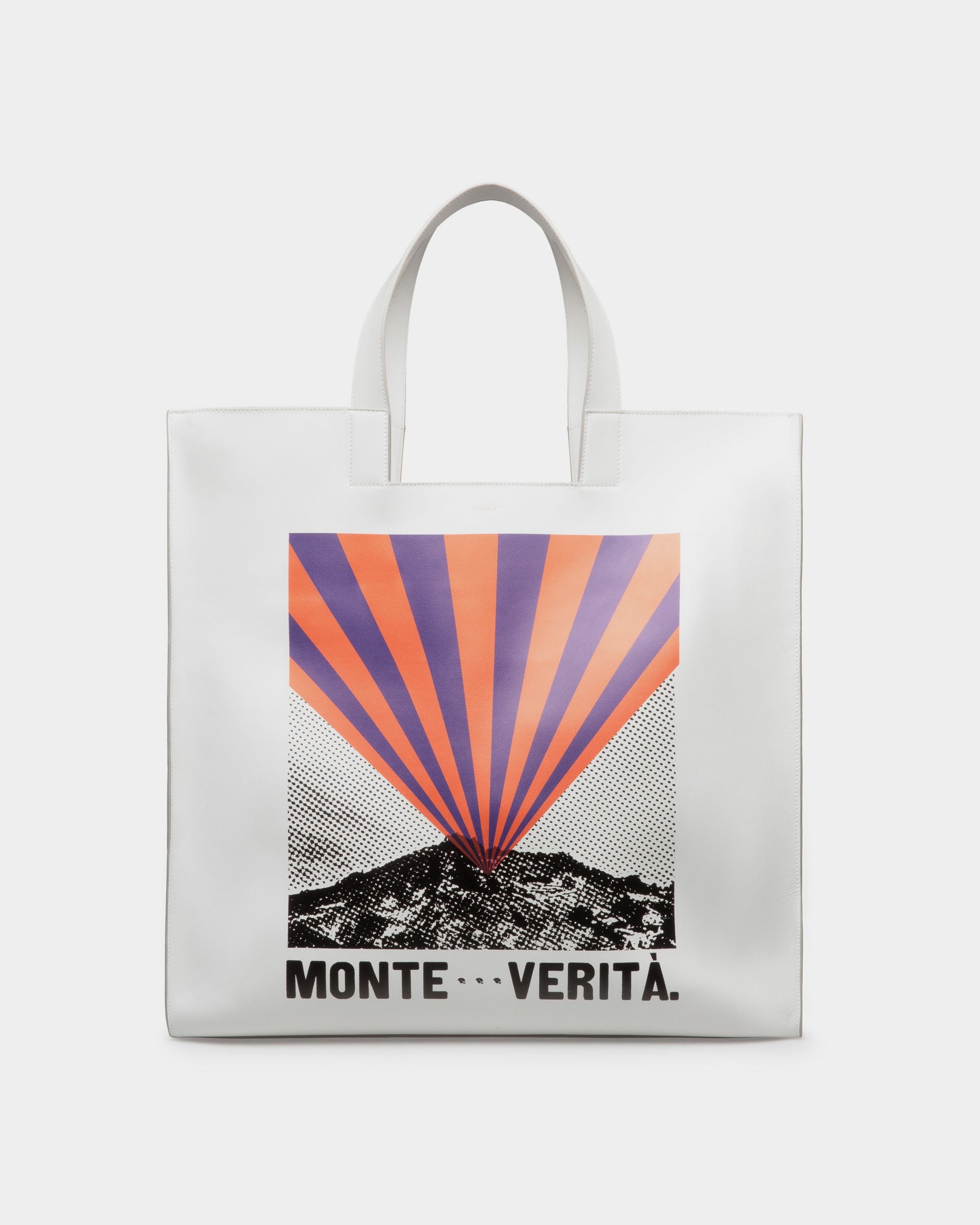 Men's Easy Bally Tote in Monte Verità Print Leather | Bally | Still Life Front