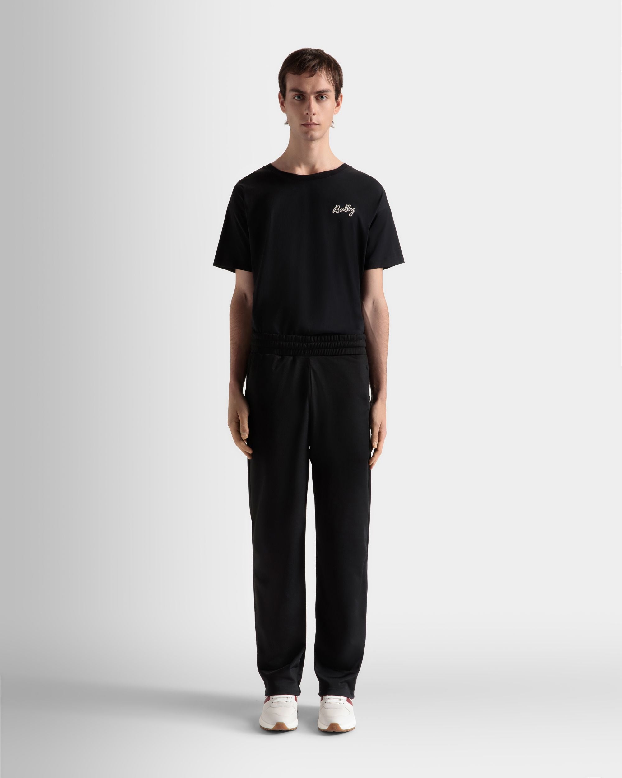 Men's Sweatpants in Black| Bally | On Model Front