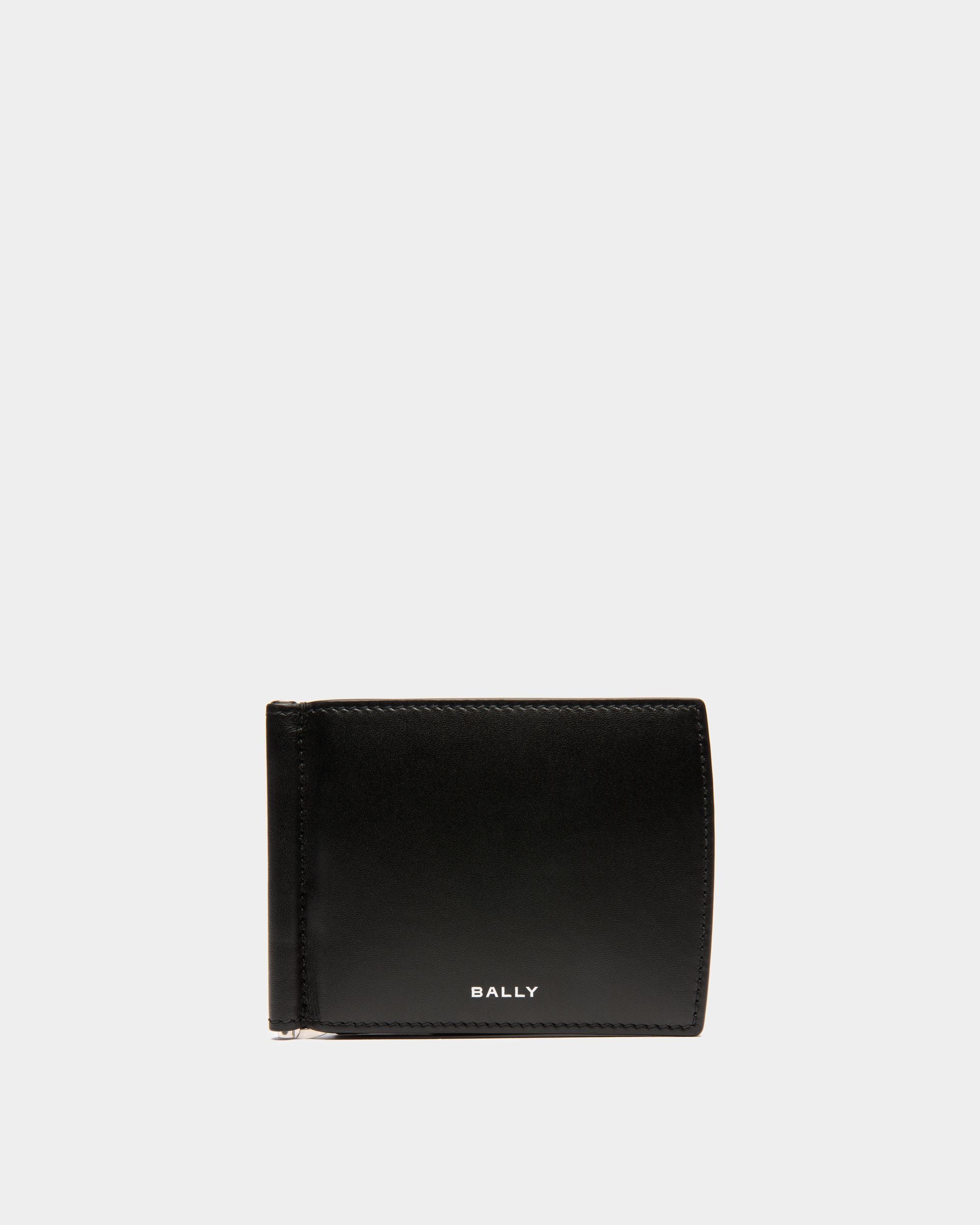 Busy Bally | Men's Bifold Wallet in Black Leather | Bally | Still Life Front