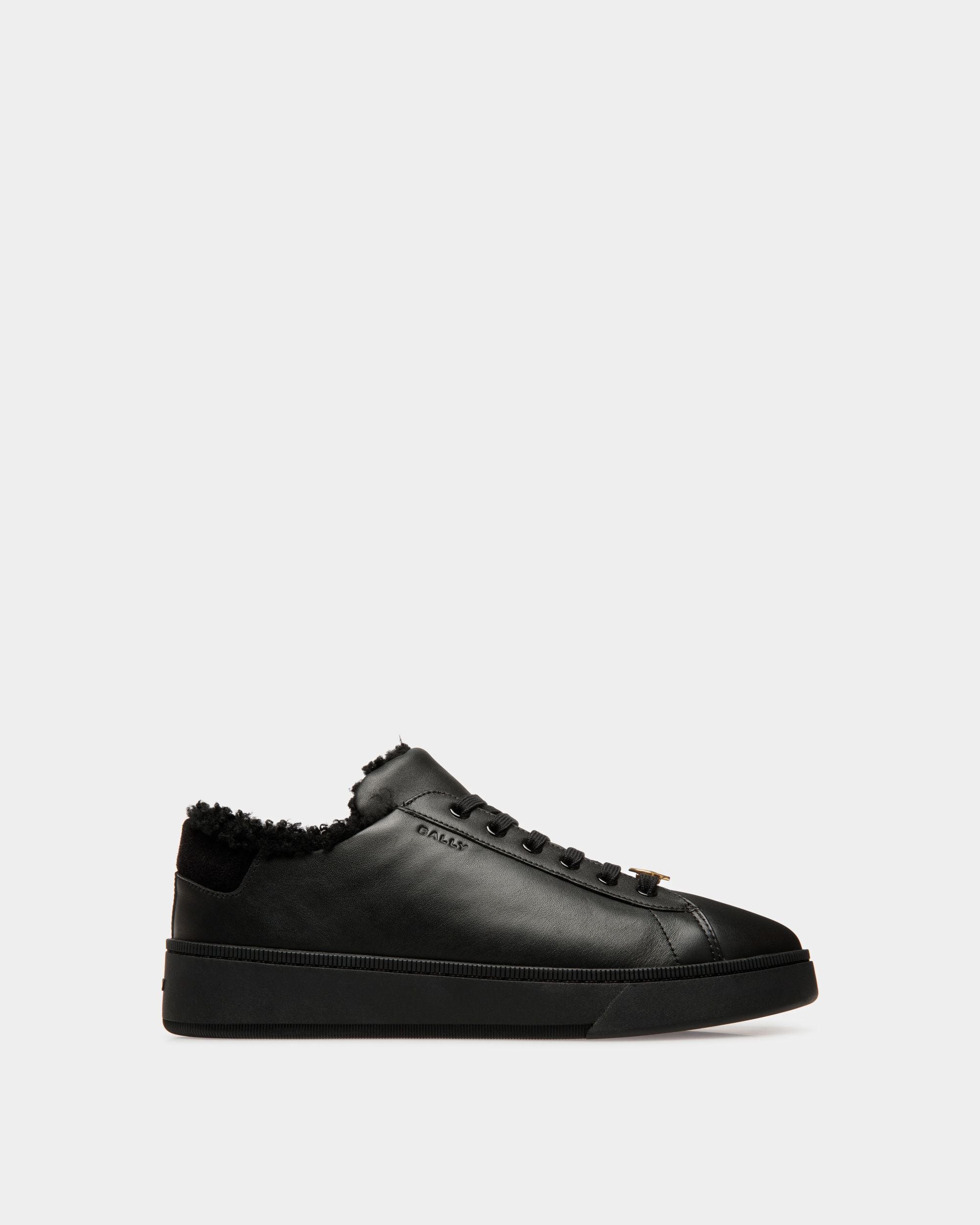 Ryver | Men's Sneakers | Black Leather | Bally | Still Life Side