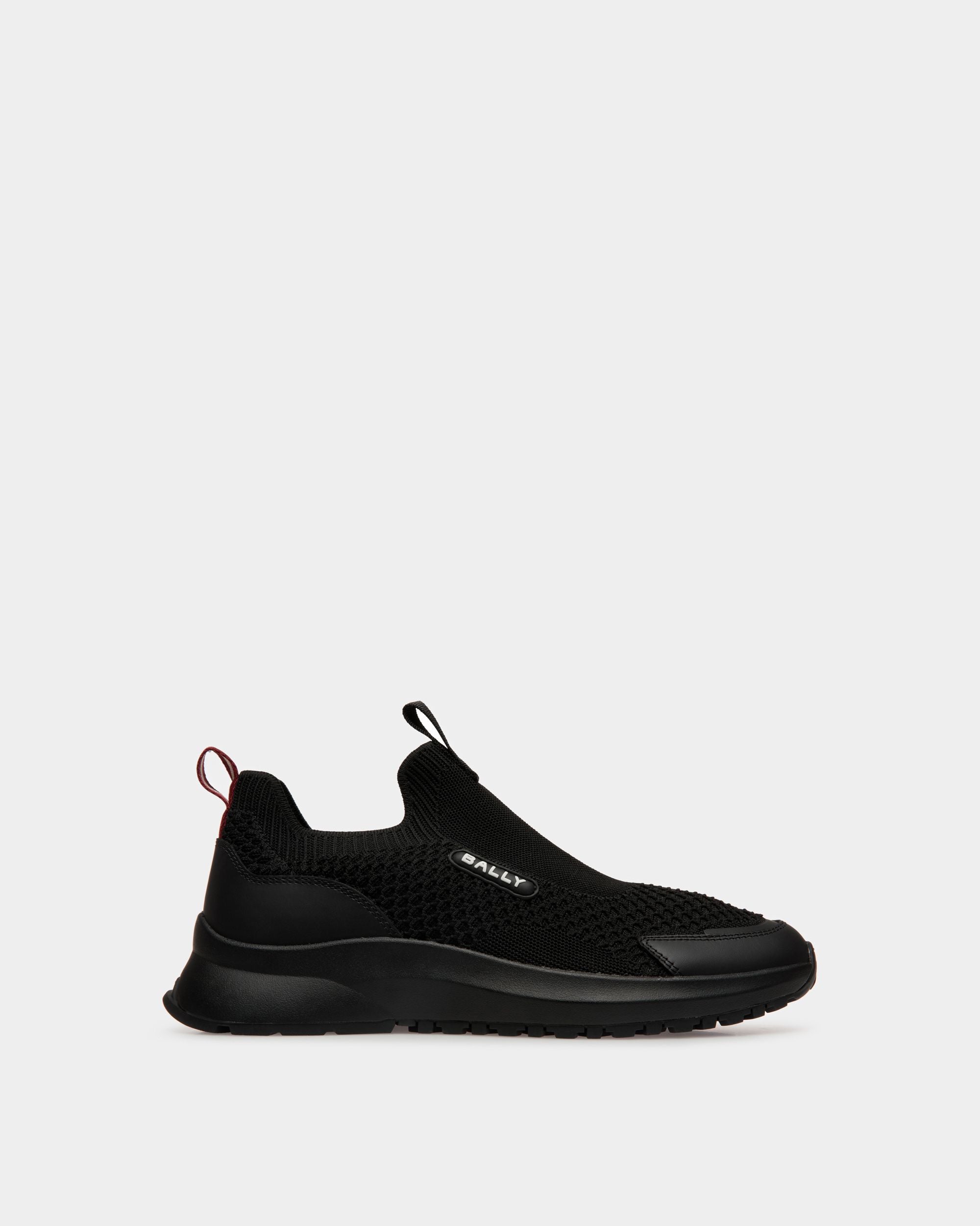 Outline | Men's Sneaker in Black Nylon | Bally | Still Life Side