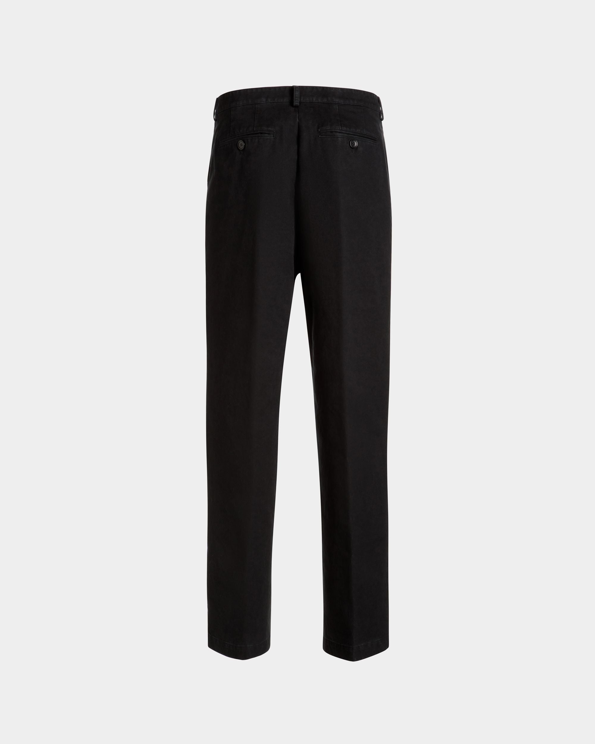Men's Pants in Black Cotton | Bally | Still Life Back