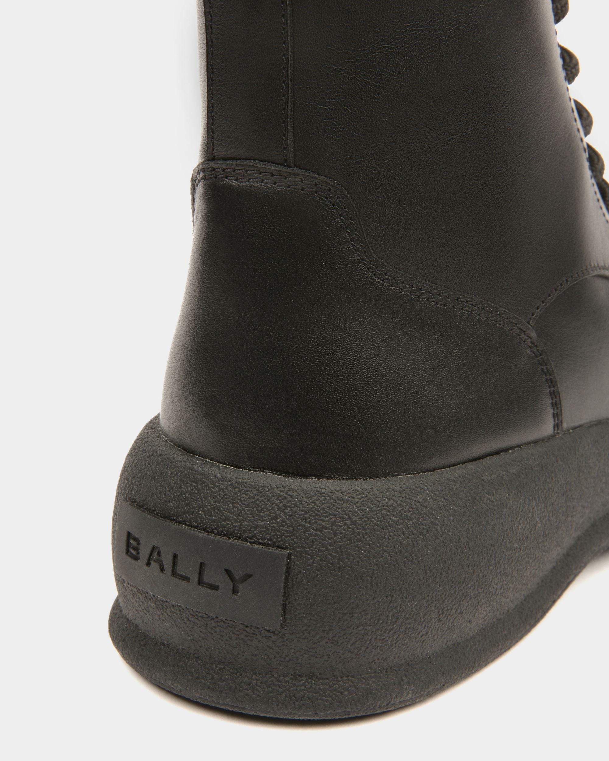 Celsyo | Women's Booties | Black Leather | Bally | Still Life Detail